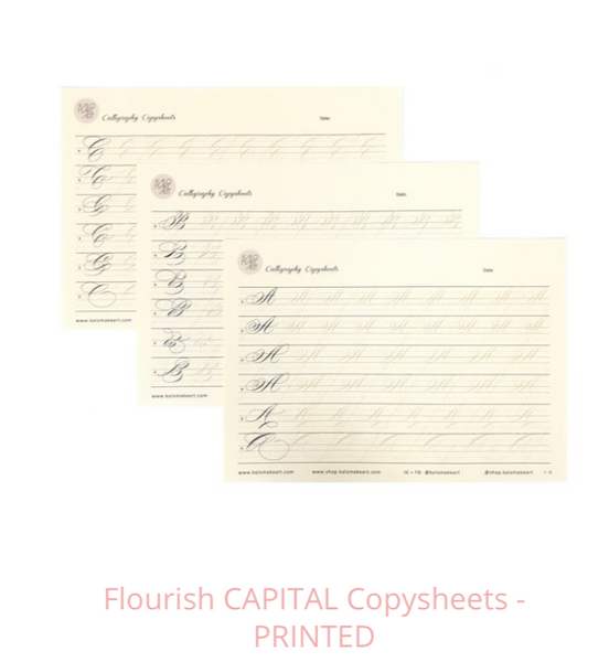 BUNDLE OFFER - Calligraphy Copysheets - PRINTED