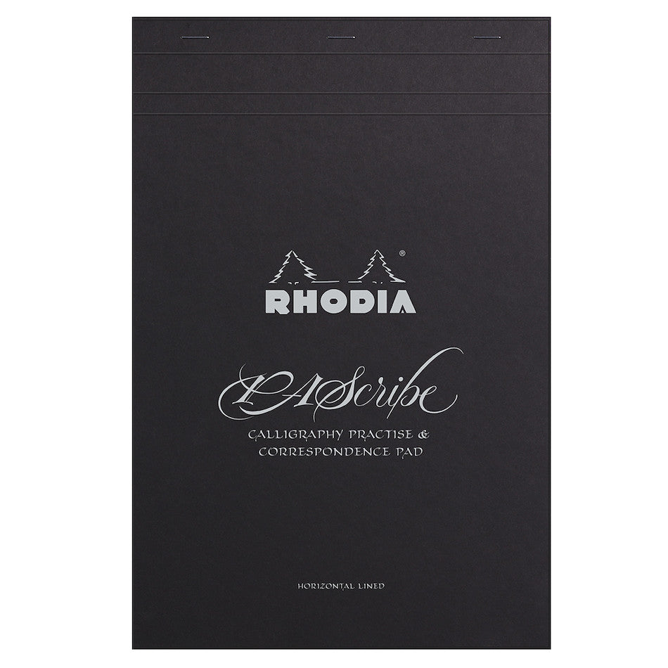 Rhodia PAScribe Calligraphy Practise and Correspondence Pad Black