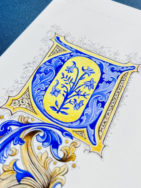 Illuminated Borders: A Modern Take ONLINE WORKSHOP