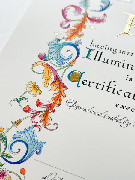 Illuminated Borders: A Modern Take ONLINE WORKSHOP