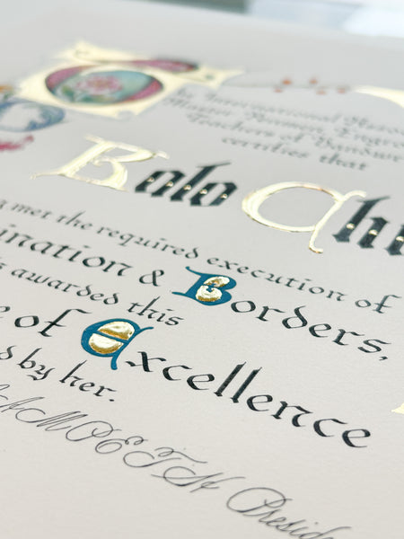 Illuminated Borders: A Modern Take ONLINE WORKSHOP