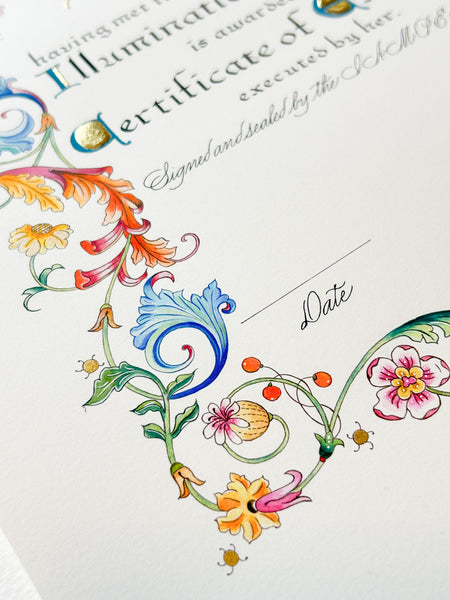 Illuminated Borders: A Modern Take ONLINE WORKSHOP