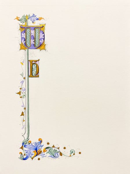 Illuminated Borders: A Modern Take ONLINE WORKSHOP