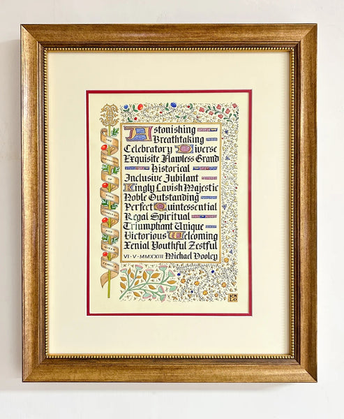 Illuminated Borders: A Modern Take ONLINE WORKSHOP