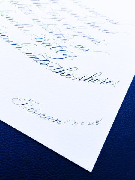 Bespoke Calligraphy Artwork