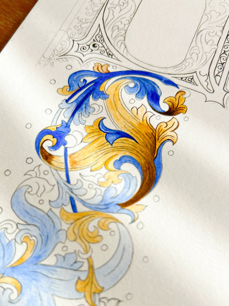 Illuminated Borders: A Modern Take ONLINE WORKSHOP