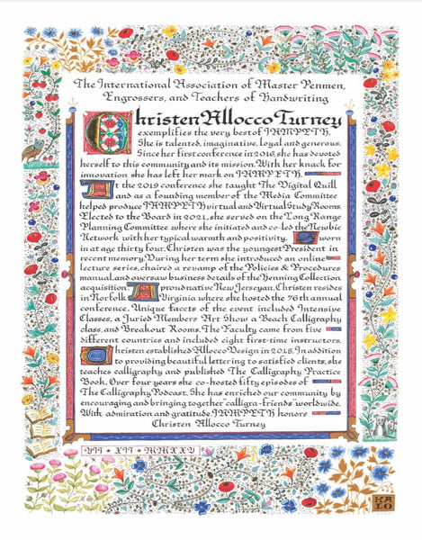 Illuminated Borders: A Modern Take ONLINE WORKSHOP