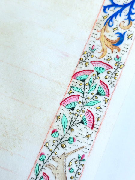Bespoke Medieval Manuscript (24K Gold)