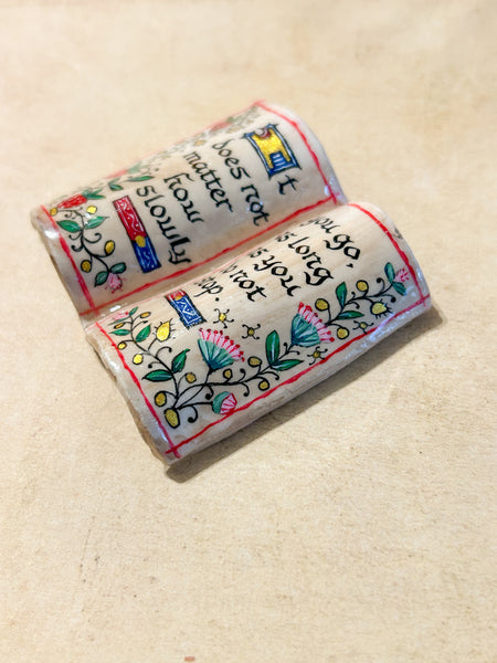 Mini Pen Rest - Go Slow Don't Stop