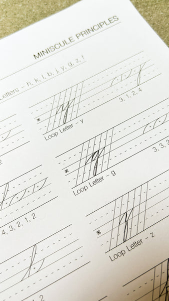 Spencerian Script Basics 西方沾水筆斯賓塞體書法初班