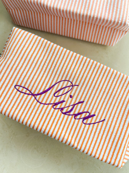 Bespoke Calligraphy Bag - ORANGE