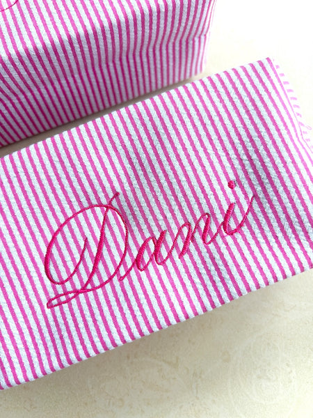 Bespoke Calligraphy Bag - PINK