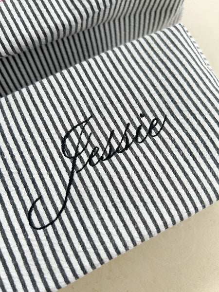 Bespoke Calligraphy Bag - BLACK