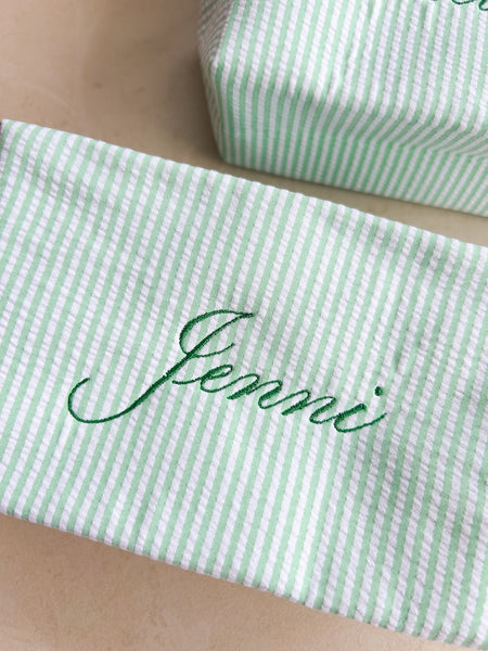 Bespoke Calligraphy Bag - GREEN