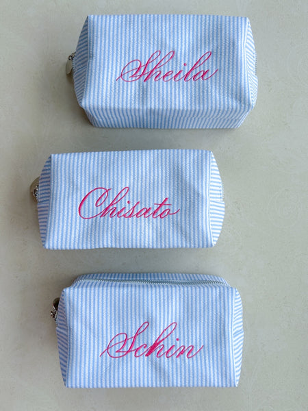 Bespoke Calligraphy Bag - LIGHT BLUE