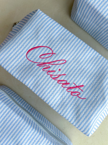 Bespoke Calligraphy Bag - LIGHT BLUE