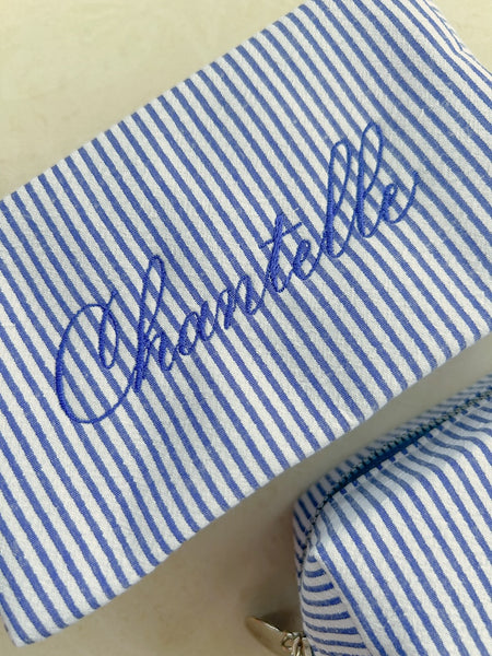 Bespoke Calligraphy Bag - DARK BLUE