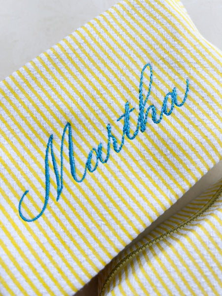 Bespoke Calligraphy Bag - YELLOW