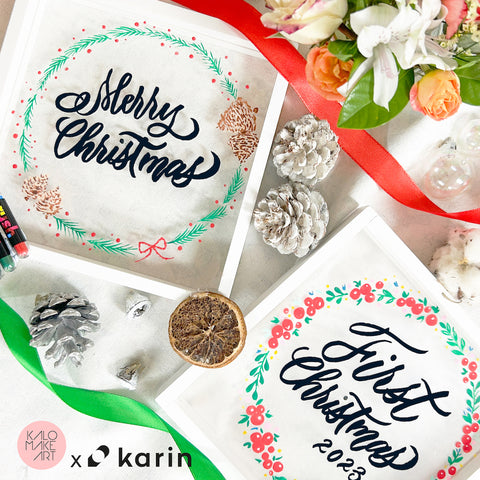 KMA X karin - X'mas Picture Frame Greetings for Beginners