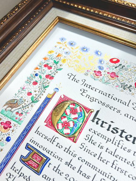 Illuminated Borders: A Modern Take ONLINE WORKSHOP