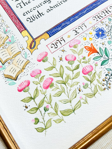 Illuminated Borders: A Modern Take ONLINE WORKSHOP