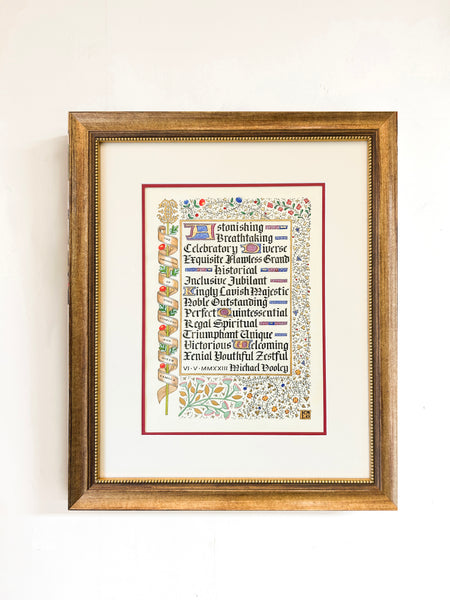 Illuminated Borders: A Modern Take ONLINE WORKSHOP