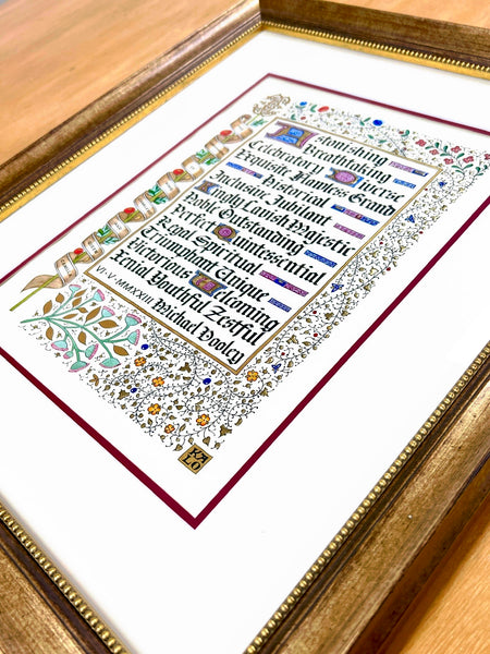 Illuminated Borders: A Modern Take ONLINE WORKSHOP