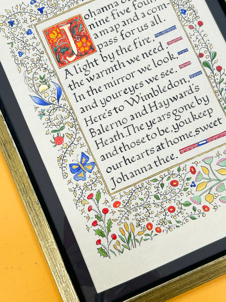 Bespoke Medieval Manuscript (24K Gold)