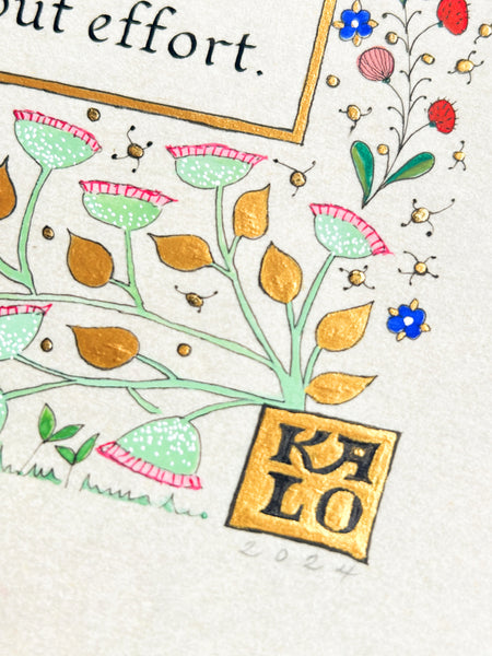 Bespoke Medieval Manuscript (24K Gold)
