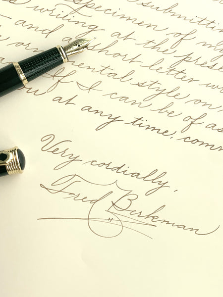 Classic Cursive Handwriting