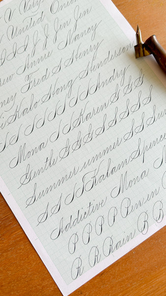 Spencerian Script Basics