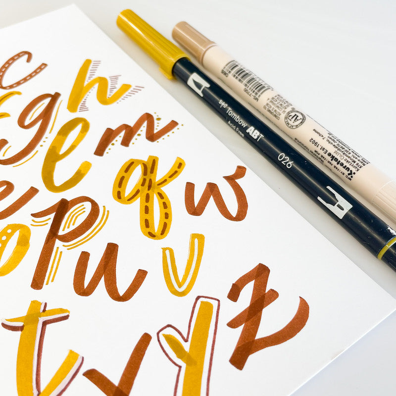 Pop On Over Lettering Kalo Make Art | Colour Pop Typography - Introduction to Hand Lettering ...