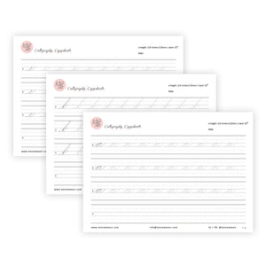 SPENCERIAN LOWERCASE Calligraphy Copysheets - DIGITAL