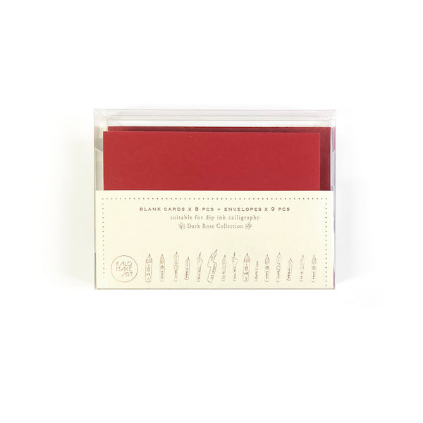 Dark Rose Collection Blank Card & Envelope Box Set