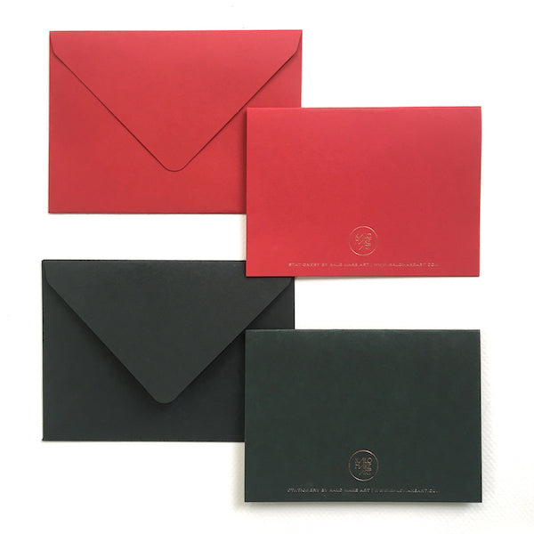 Dark Rose Collection Blank Card & Envelope Box Set