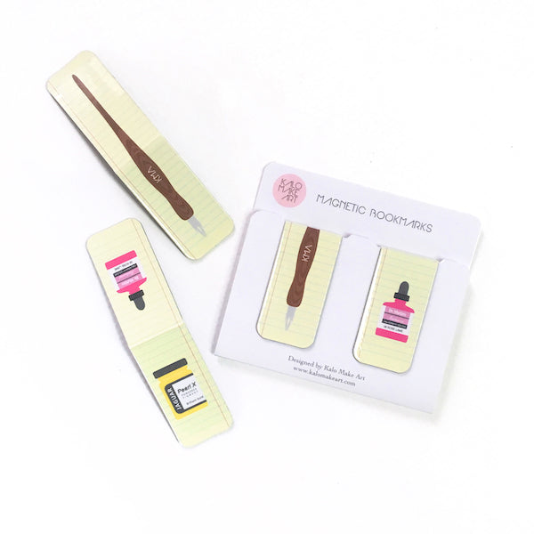 KMA Calligraphy Magnetic Bookmarks