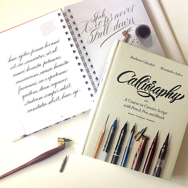 Calligraphy - A Course in Cursive Script with Pencil, Pen and Brush - Barbara Calzolari & Alessandro Salice