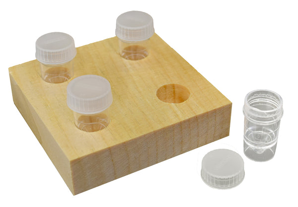 Small Dinky Dip, 4 Vials Square
