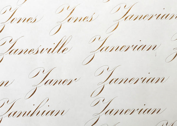 Refine Your Connection: Learn Joint Letters & Spacing (dip pen)